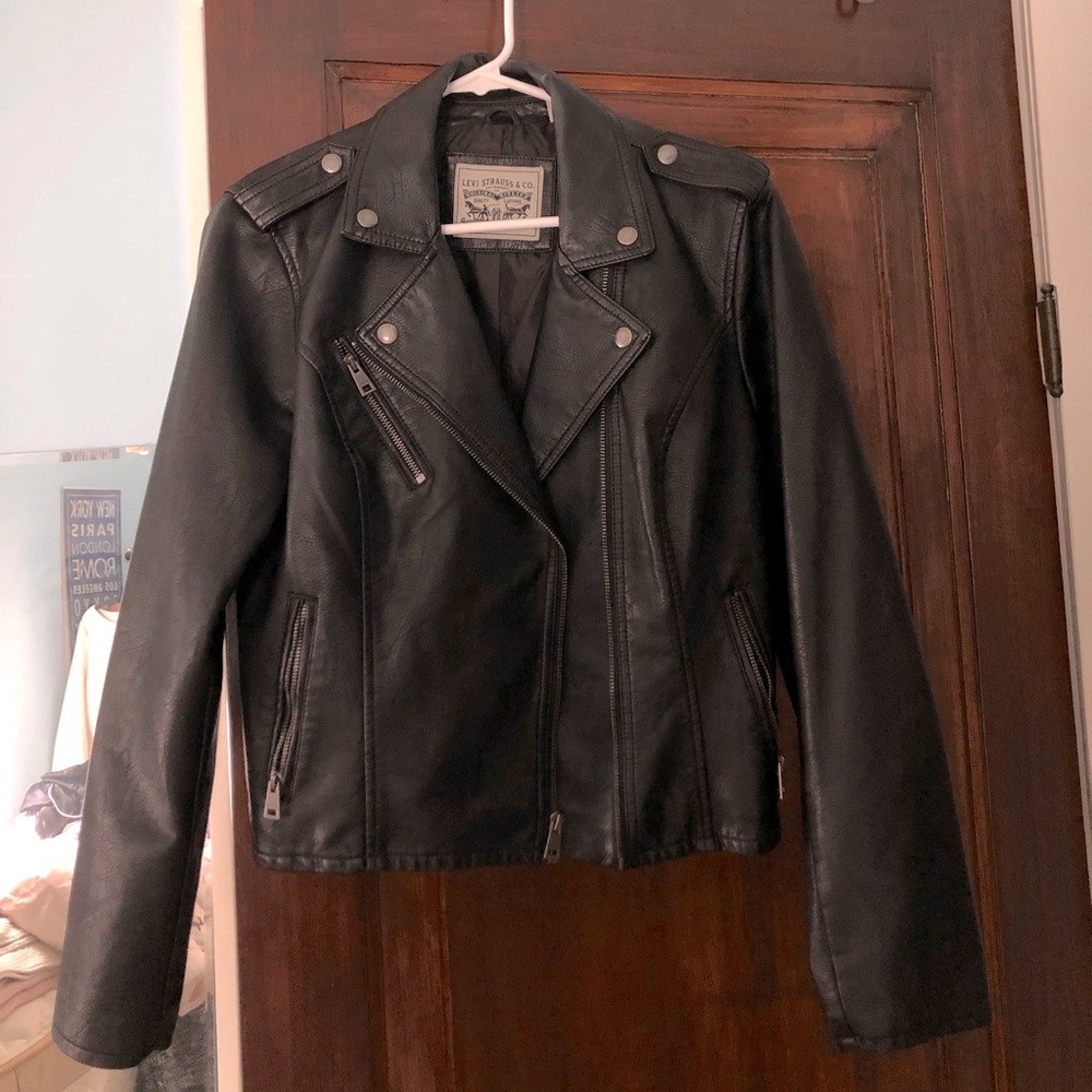 Levi’s Black Faux Leather Jacket